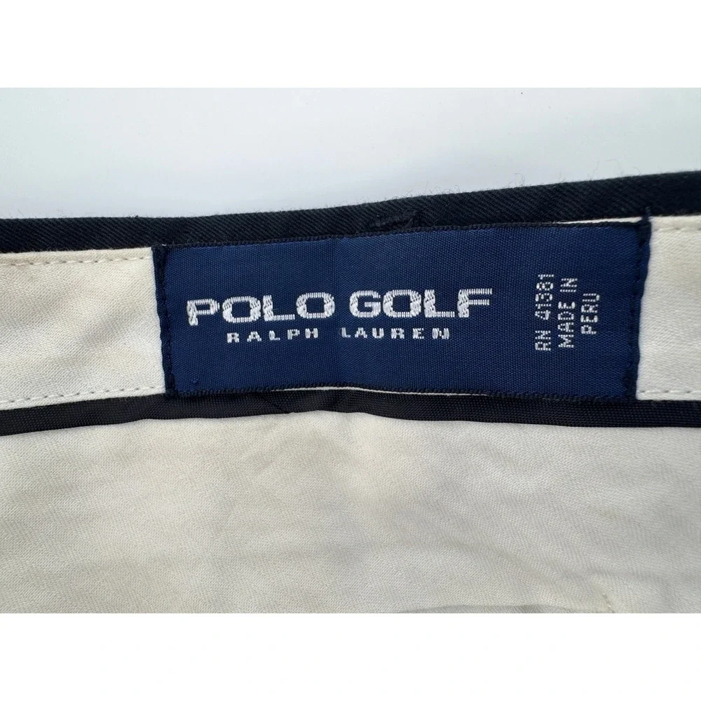 Polo Golf Ralph Lauren Short 42 Black‎ Cotton Blend Mens Shorts RN 41381